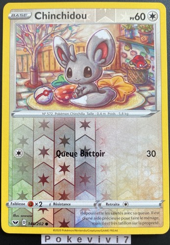 Carte pokemon chinchidou - pokemon,