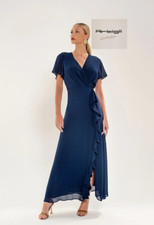 ABITO lungo ARTIGLI con SPACCO e ROUCHES  Collez. Prim.Estate -SCONTO del 10%