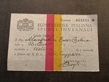 Fascist card Italian