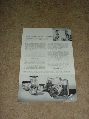 1961 kodak retina - retina, camera