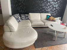 divano angolare usato in pelle