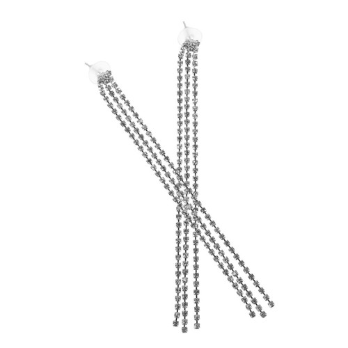 Orecchini catena lunga con - catena,