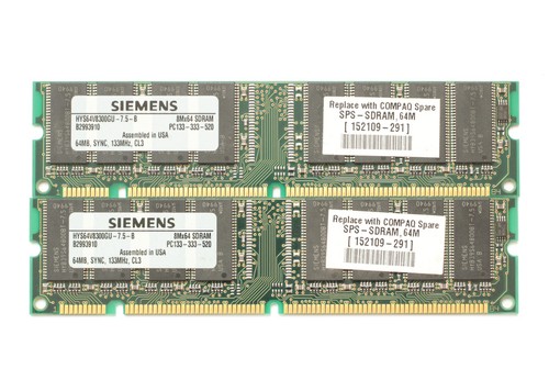 Lotto memoria siemens - memoria, 2x64mb