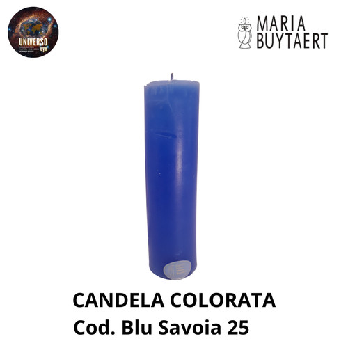 Candela colorata blu - candela,