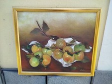 Tela dipinta ad olio Autore Cirneco misure con cornice 65x55cm