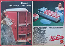 Pubblicità Advertising Italian Clipping 1979 BARBIE Armadio Letto 2 pagine