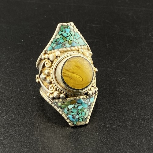 Anello vintage etnico - , tibetano