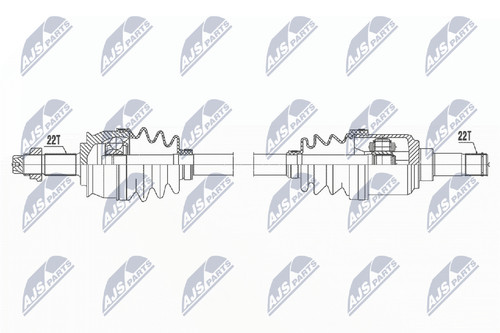Albero motore nty - nty, npw-ft-060