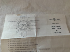 Philip Esterel Swiss Made Cronografo analogico al quarzo NOS