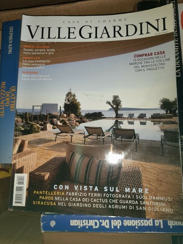 Rivista ville giardini anno - ville, giardini,