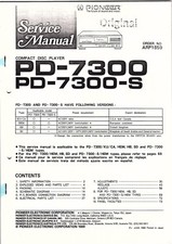 Pioneer Service Manual per