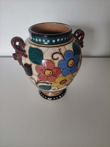 Vaso ceramica maiolica