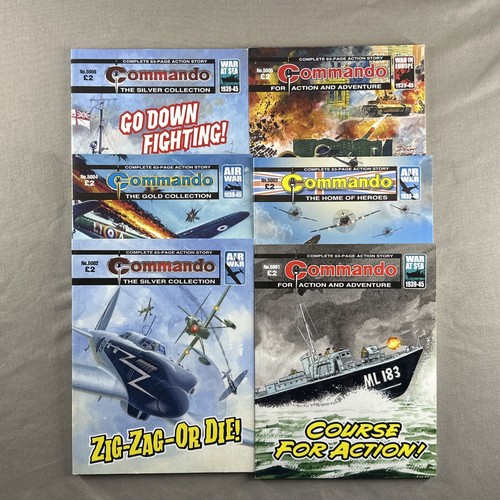 Commando comics 5001 - comics, 5001-5006