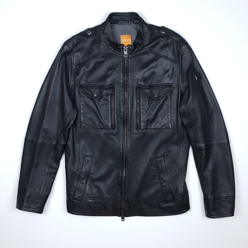 Giacca pelle hugo boss - giacca,