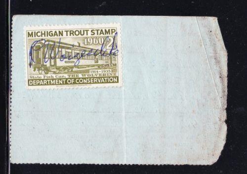 Michigan 1960 trota pesca - u,