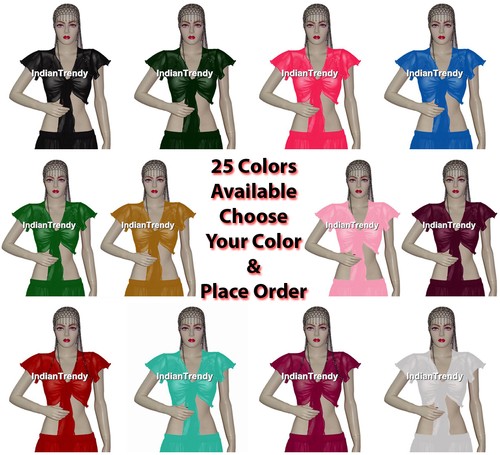 Top con volant choli - , del