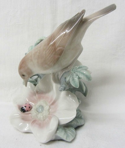Lladro signora con - con, usignolo"