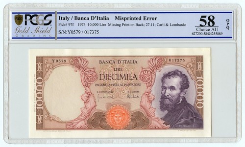 10000 lire errore stampa - 10000,
