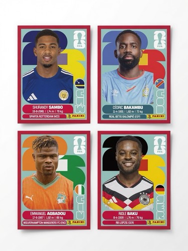 Lotto figurine panini - lotto, 26
