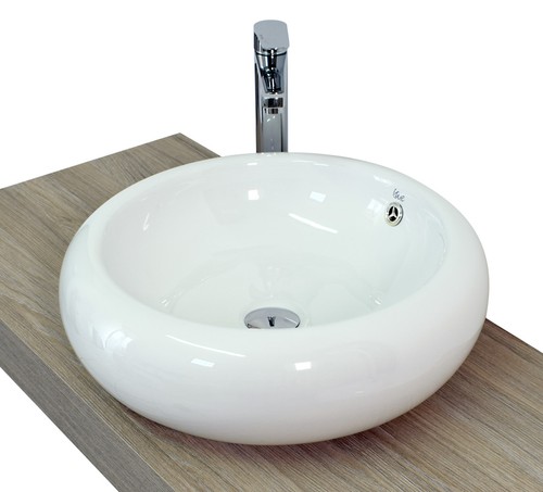 Lavabo appoggio con troppo - lavabo,