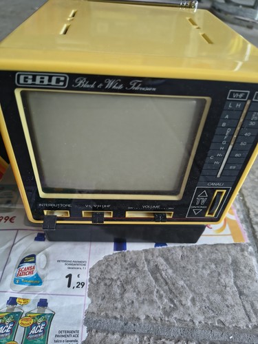 Televisore portatile vintage - televisore,