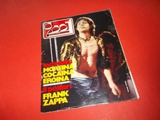 CIAO 2001 -1971 POSTER FRANK ZAPPA DROGA ROLLING STONES I SANTANA I COLOSSEUM