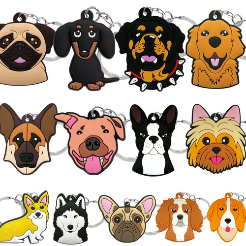 Dog keyring animal pet - keyring,
