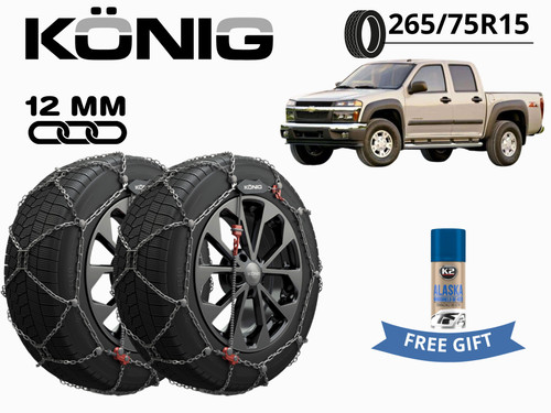 Catene neve konig 12mm - catene, per