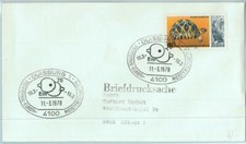 95579 - GERMANIA Berlino STORIA POSTALE - TIMBRO POSTALE PING PONG 1978