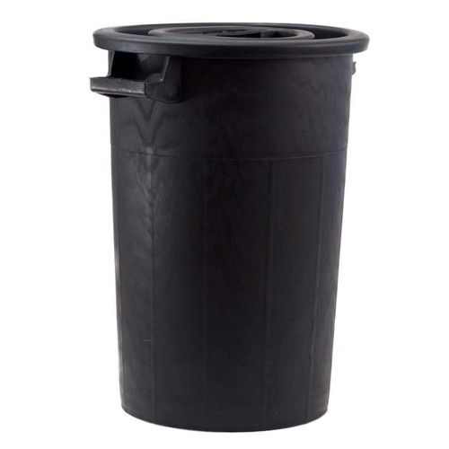 Bidone per rifiuti - nero, lt.75
