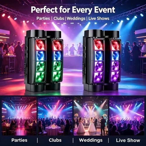 2pcs laser spider moving head - spider,