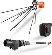 STOCKER - Kit Potatura Magma 21V-Abbacchiatore, Batteria 4Ah, Manico Telescopico