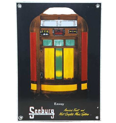 Insegna porcellana jukebox - porcellana,
