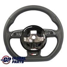 Audi S3 8V NUOVO Volante In Pelle Nera Fondo Piatto Cambio al Volante 8V0419091J