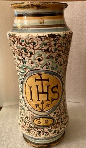 Vaso decori mano con - decori, a