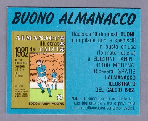 Buono almanacco figurine - buono,
