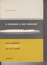 A CIASCUNO IL SUO ESERCIZIO