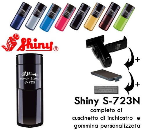 Timbro personalizzato shiny - timbro, s