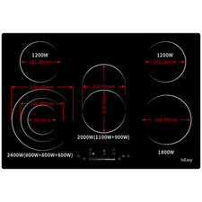 Piano Cottura 5 Fuochi