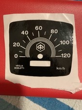 Piaggio Vespa Px Adesivi Contachilometri 0-120 Nuovo
