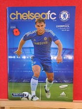 campionato inglese  - programma  Chelsea-Liverpool  2012/13