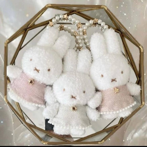 Miffy plush keyring - plush,