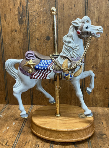 American carousel flag - carousel,