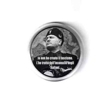 fascismo benito mussolini pin