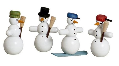 Miniaturfigur pupazzi neve - di,