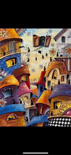 Quadro dipinto olio tela - olio,