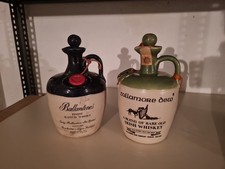 Vintage Tullamore Dew Blended Irish Whiskey Ballantines Irlandese Ceramica