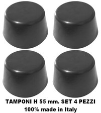 4 PEZZI TAMPONI ponti sollevatori SPECIFICI per AUTO ELETTRICHE - IN VERA GOMMA