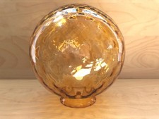 Sfera in vetro ambrato per