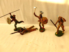 elastolin-lineol lotto soldatini di pasta indiani 1945